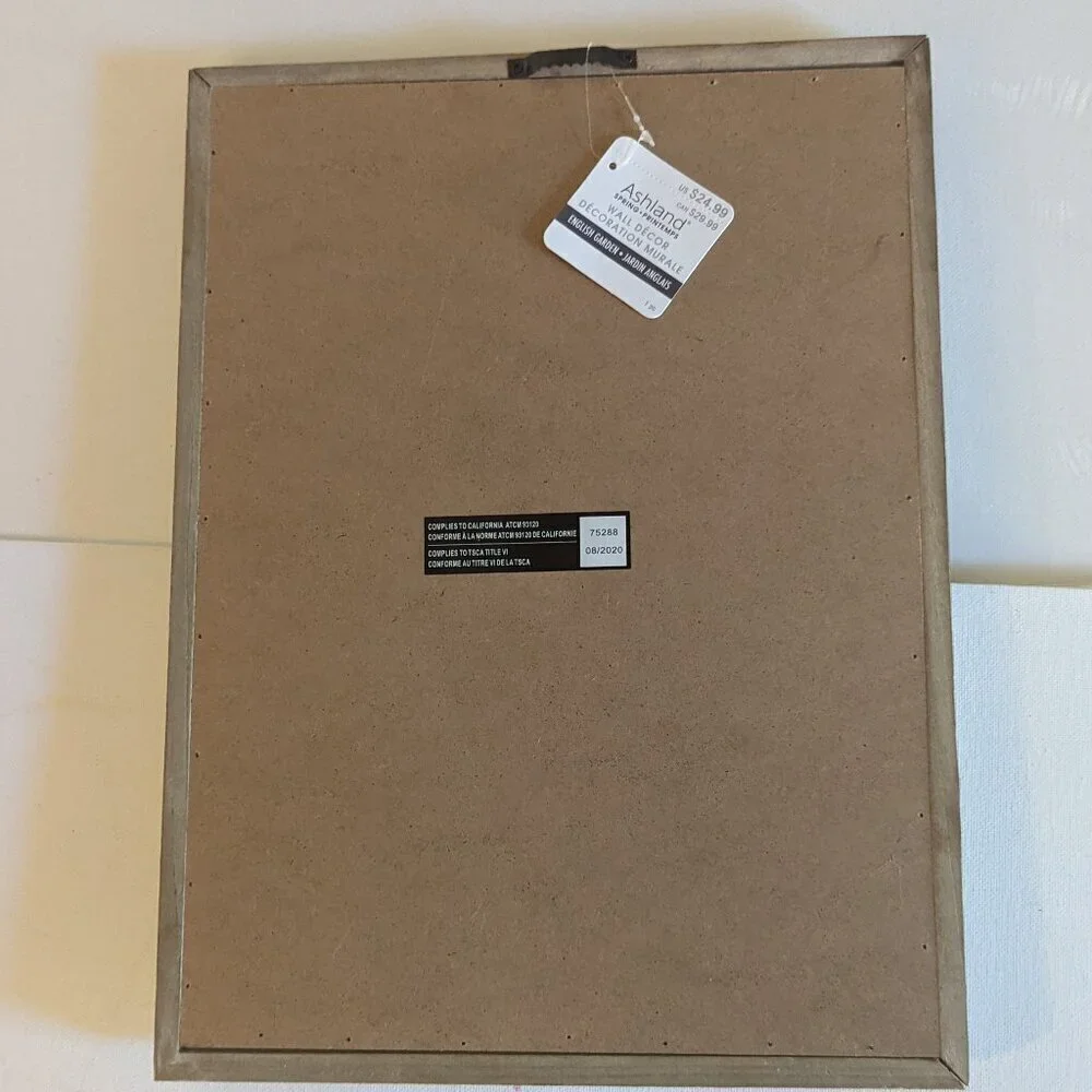 NWT Blue Floral Botanical Farmhouse Vintage Home Wall Decor Michaels Ashland NEW - Picture 5 of 7